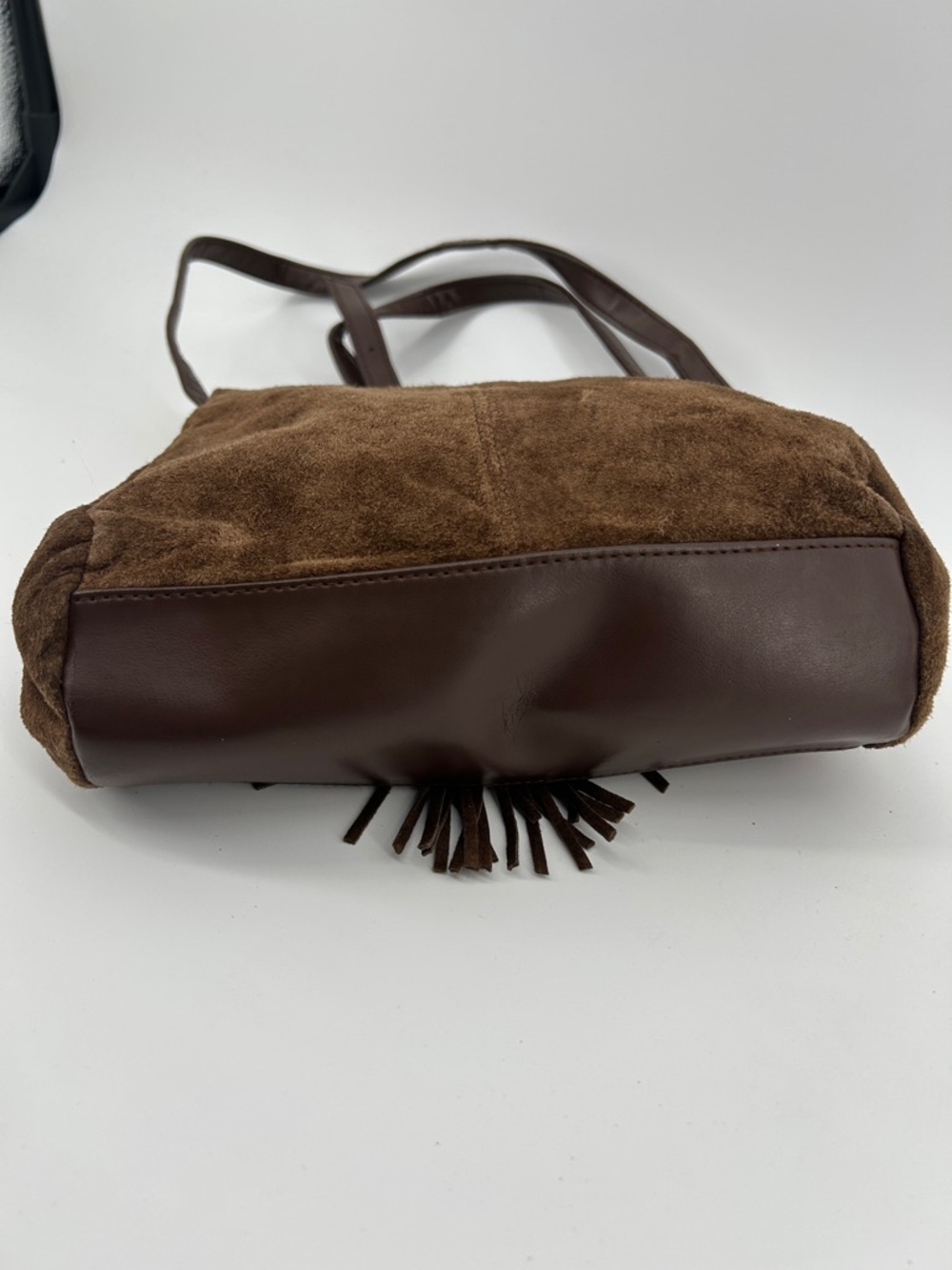 Western Brown Suede Crossbody Bag with Tassel  Festival Concert Travel - Picture 4 of 8
